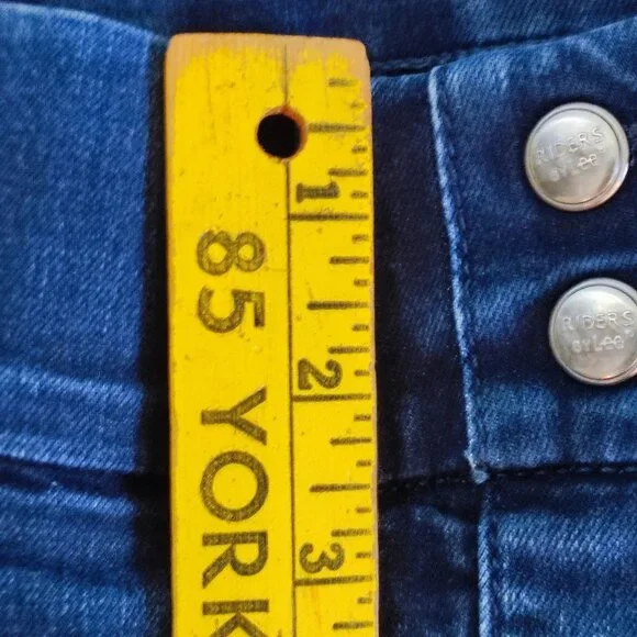 Lee Rider jeans denim blue women's waist size 18 - Picture 8 of 12